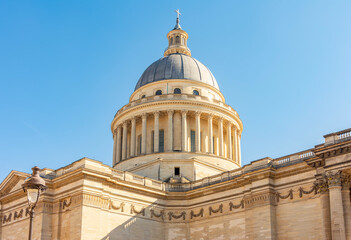 Pantheon building in Latin quarter, Paris, France