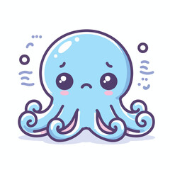cute octopus image vector