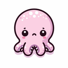 cute octopus image vector
