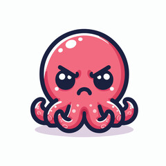 cute octopus image vector