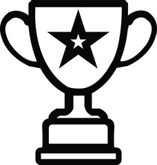   Obsidian Trophy with Pulsating Supernova Star, Nebula Handles & Cosmic Runes - Epic Award Art