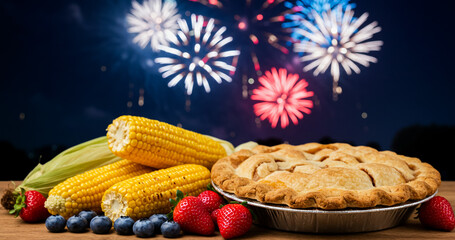 Celebrate Independence Day with Delicious Apple Pie and Sweet Corn A Festive Fourth of July Feast