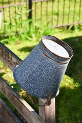 Enkhuizen, the Netherlands. May 12, 2025. Enamel billboards and objects.