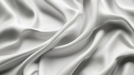 Obraz premium Soft fabric texture with fine folds, ideal for luxury clothing, accessories, background wallpaper AI generated image