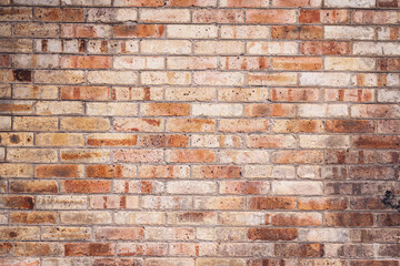 old red brick wall texture background