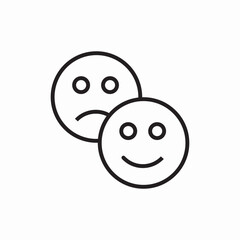 emotions chat icon vector sign