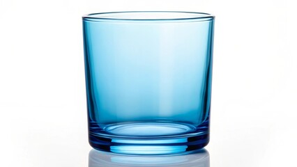 empty glass isolated on white