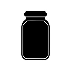 Jar Icon Vector in Flat Clean Design