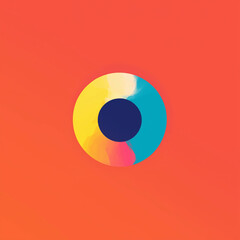 abstract background with colorful balls