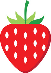 Obraz premium strawberry on a white background