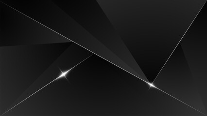 Dark Abstract Background with Diagonal Thin White Lines