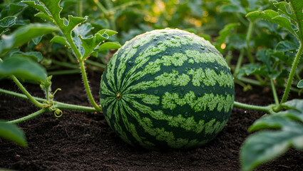 watermelon on the field