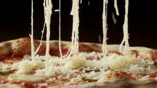 Melting Cheese on Pizza A Culinary Delight