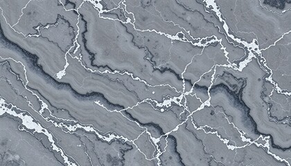 Marble-like grey pattern with white vein-like lines running across