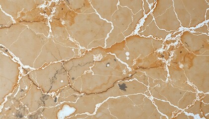 Warm brown marble slab with white veins creates a rich texture. Ideal for backgrounds or surface patterns