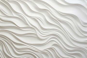 Fototapeta premium Elegant abstract white waves