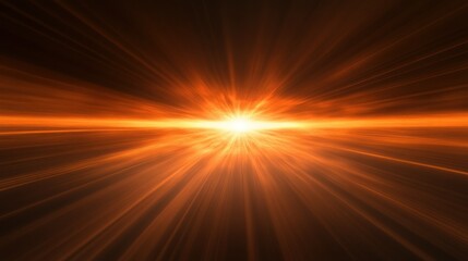Obraz premium Abstract of a glowing sunset sky with a clear space in the middle, background wallpaper AI generated image