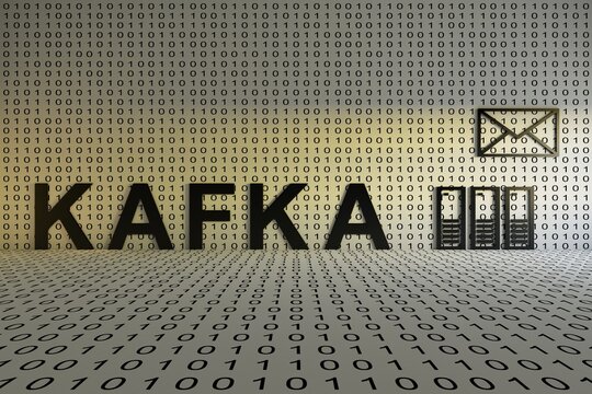 KAFKA concept text sunlight 3D illustration