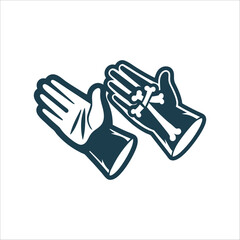 Hand Game Bones: Guessing Game Illustration