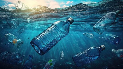 Plastic Pollution in Ocean Depths: A Visual of Environmental Crisis