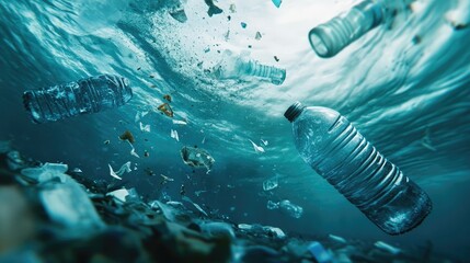 Plastic Pollution in Ocean Depths: A Visual of Environmental Crisis