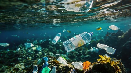 Plastic Pollution in Ocean Depths: A Visual of Environmental Crisis