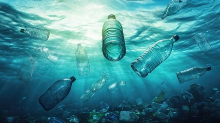 Plastic Pollution in Ocean Depths: A Visual of Environmental Crisis