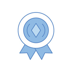Silver Medal Vector icon
