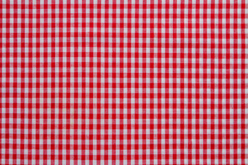 cloth Scotch pattern, red-white for background