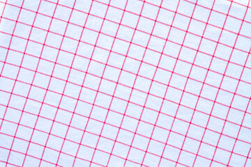 cloth Scotch pattern, red-white for background
