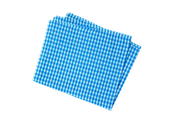 Placemat, Scotch pattern, light blue-white on transparent background. top view