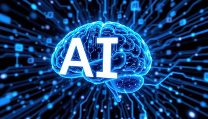 Exploring ai innovations in technology digital art visual representation abstract environment futuristic viewpoint