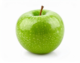 Organic Apples Fresh and Crisp on White Background &ndash; Natural Healthy Fruit Packed with Vitamins
