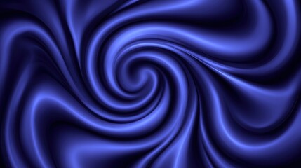 Obraz premium Deep indigo fabric with swirling patterns.