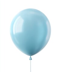 Blue balloon decoration string shiny.