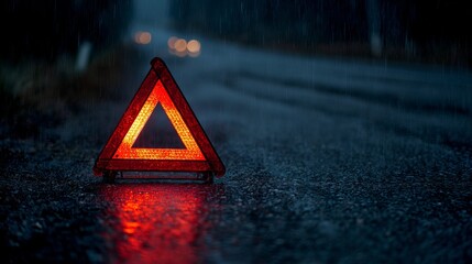 Understanding car breakdown emergency warning triangle placement for road safety and accident prevention tips