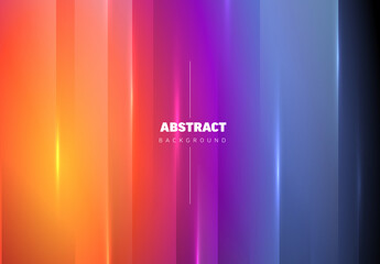 Abstract Background with Vivid Colors and Vertical Light Streaks