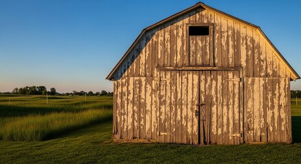 Obraz premium old wooden barn
