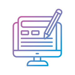 Blog Management - Financial Strategy Outline Illustration