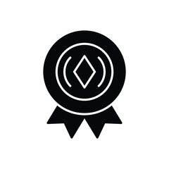 Silver Medal Vector icon