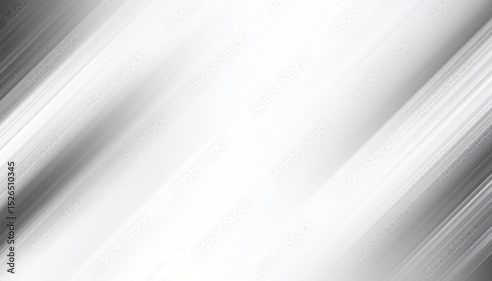 Wall mural abstract white and silver light pattern with gray gradient background