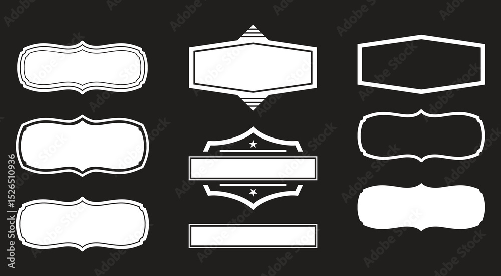 Fototapete make your own custom badge - ultimate vector design collection