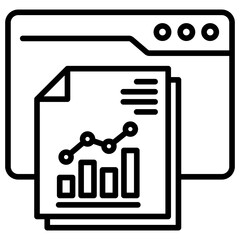 Reporting Outline Icon