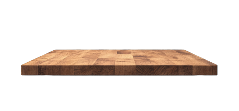 Wooden tabletop against black background