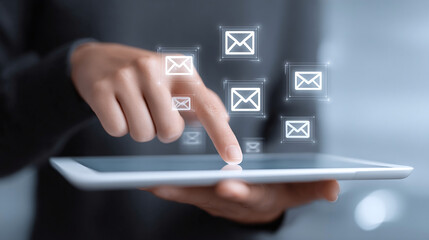 Email Interaction on a Tablet Device