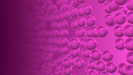 abstract 3d glass balls moving geometrical futuristic background, transparent 3d glass ball...