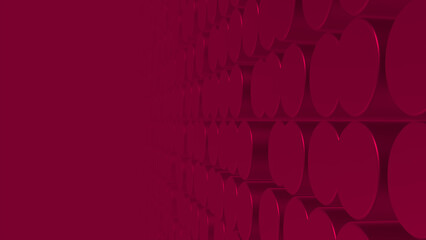 abstract 3d cylindrical moving geometrical futuristic background, transparent 3d cylindrical shape background