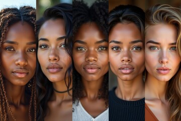 Iconic Portraits: Culturally Diverse Avatars Blended into a Singular Collection