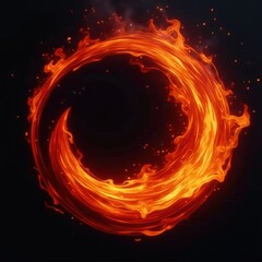 Fiery inferno, swirling flames, black background, overhead perspective , fiery background, inferno, wallpaper