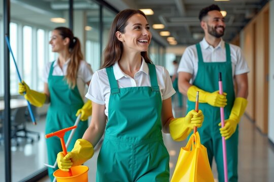 and modernity of this cleaning crew.